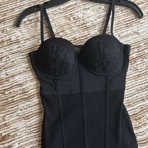 Guess Black Lace Detail dres